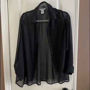 Dizzy Lizzy Sheer Blouse